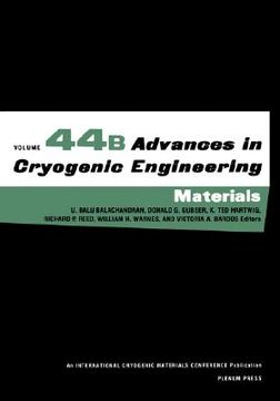 portada advances in cryogenic engineering (materials): parts a & c. structural and cryocooler materials (en Inglés)