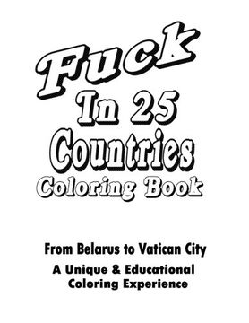 portada Fuck In 25 Countries Coloring Book