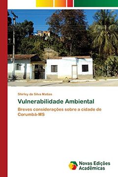 portada Vulnerabilidade Ambiental: Breves Considerações Sobre a Cidade de Corumbá-Ms