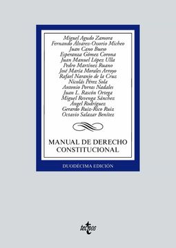 portada Manual de Derecho Constitucional