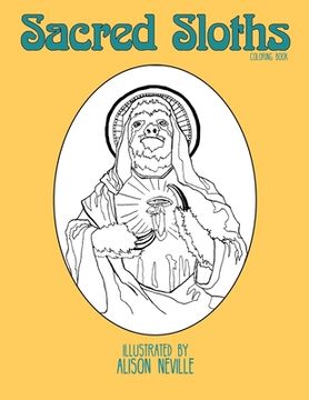 portada Sacred Sloths: Coloring book (en Inglés)