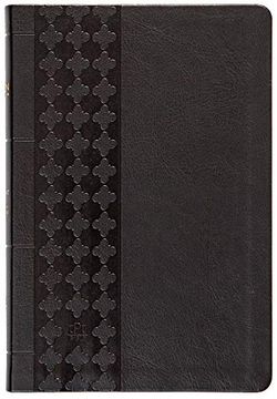 portada The Passion Translation new Testament With Psalms Proverbs and Song of Songs (2020 Edn) Large Print Black Faux Leather (en Inglés)
