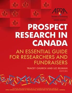 portada Prospect Research in Canada: An essential guide for researchers and fundraisers 