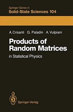 portada products of random matrices: in statistical physics (en Inglés)