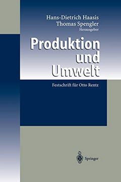 portada Produktion und Umwelt: Festschrift für Otto Rentz (in German)