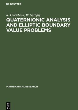 portada Quaternionic Analysis and Elliptic Boundary Value Problems 