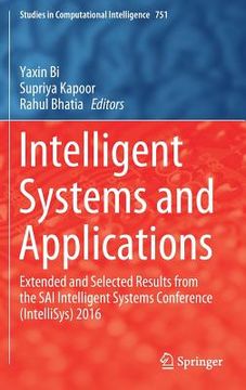 portada Intelligent Systems and Applications: Extended and Selected Results from the Sai Intelligent Systems Conference (Intellisys) 2016 (en Inglés)