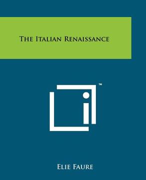 portada the italian renaissance (en Inglés)