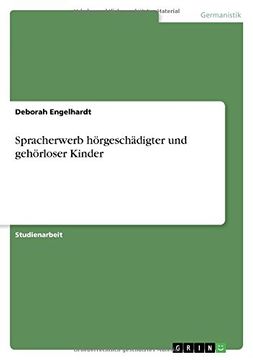 portada Spracherwerb Hörgeschädigter und Gehörloser Kinder (in German)