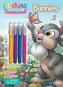 portada Disney Bunnies: Sweet Times: Colortivity With Scented Twistable Crayons (en Inglés)