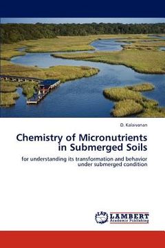 portada chemistry of micronutrients in submerged soils