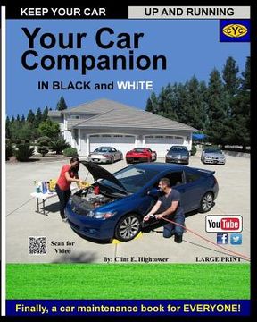 portada Your Car Care Companion Black and White: Black and White Edition (en Inglés)