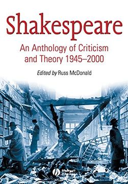 portada Shakespeare: An Anthology of Criticism and Theory 1945-2000 (en Inglés)