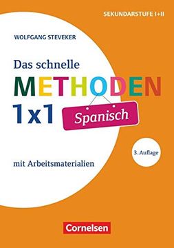 portada Das Schnelle Methoden-1X1 Spanisch: Differenzierungsmaterial für Heterogene Lerngruppen. Buch mit Kopiervorlagen Über Webcode (en Alemán)