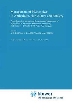 portada management of mycorrhizas in agriculture, horticulture and forestry (en Inglés)