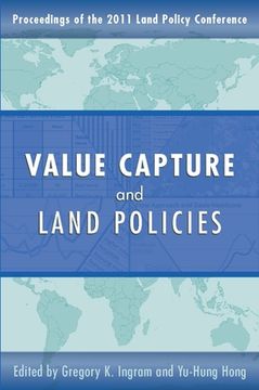 portada Value Capture and Land Policies (en Inglés)