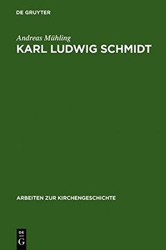 portada karl ludwig schmidt: "und wissenschaft ist leben" (en Inglés)