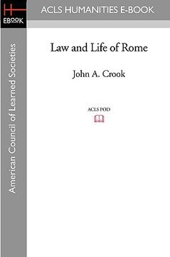 portada law and life of rome (en Inglés)