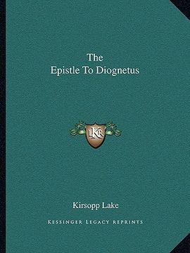 portada the epistle to diognetus (in English)