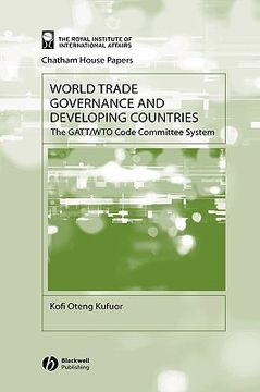 portada world trade governance and developing countries: the gatt/wto code committee system (en Inglés)
