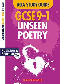 portada Unseen Poetry aqa English Literature (Gcse Grades 9-1 Study Guides) (en Inglés)