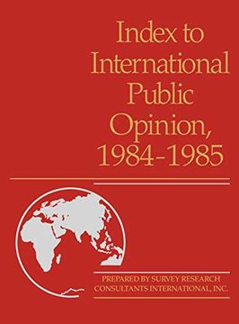 portada Index to International Public Opinion, 1984-1985 (en Inglés)
