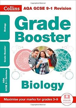 portada Collins GCSE 9-1 Revision - Aqa GCSE Biology Grade Booster for Grades 3-9 (en Inglés)