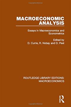 portada Macroeconomic Analysis: Essays in Macroeconomics and Econometrics (en Inglés)
