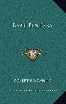 portada rabbi ben ezra (en Inglés)