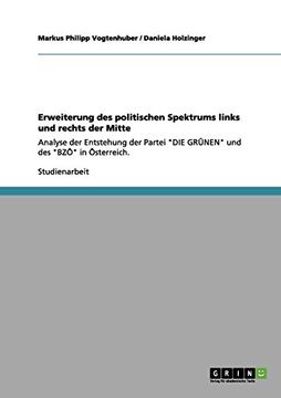 portada Erweiterung des politischen Spektrums links und rechts der Mitte (German Edition)