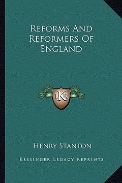 portada reforms and reformers of england (en Inglés)