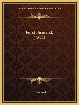 portada Furst Bismarck (1892) (en Alemán)