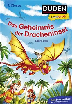 portada Duden Leseprofi - das Geheimnis der Dracheninsel, 1. Klasse (en Alemán)