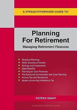 portada Straightforward Guide to Planning for Retirement, a 