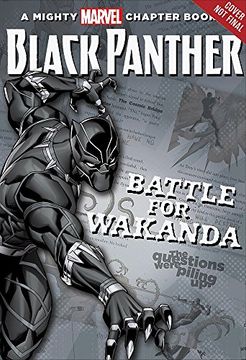 portada Black Panther: The Battle for Wakanda (A Mighty Marvel Chapter Book) (en Inglés)
