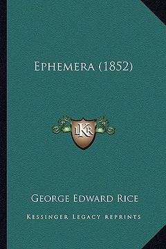 portada ephemera (1852) (in English)