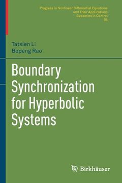 portada Boundary Synchronization for Hyperbolic Systems (in English)
