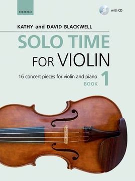 portada Solo Time for Violin Book 1 + CD: 16 concert pieces for violin and piano (Fiddle Time)