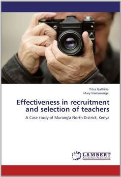 portada effectiveness in recruitment and selection of teachers (en Inglés)