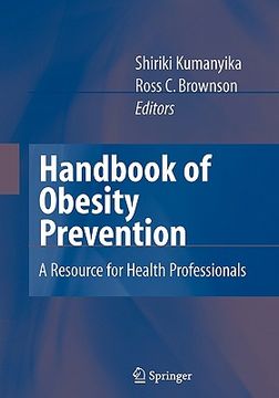 portada handbook of obesity prevention: a resource for health professionals (en Inglés)