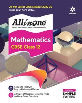 portada CBSE All In One Mathematics Class 12 2022-23 Edition (As per latest CBSE Syllabus issued on 21 April 2022) (en Inglés)