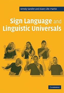portada Sign Language and Linguistic Universals Paperback 