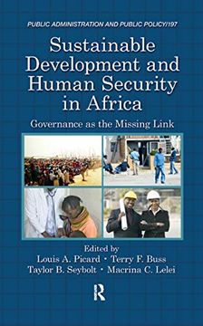 portada Sustainable Development and Human Security in Africa: Governance as the Missing Link (en Inglés)