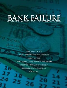 portada Bank failure: Evidence from the Colombian financial crisis (in English)