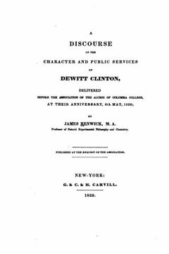 portada A discourse on the character and public services of Dewitt Clinton