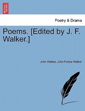 portada poems. [edited by j. f. walker.] (en Inglés)