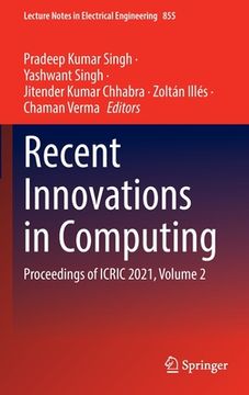 portada Recent Innovations in Computing: Proceedings of Icric 2021, Volume 2 (en Inglés)