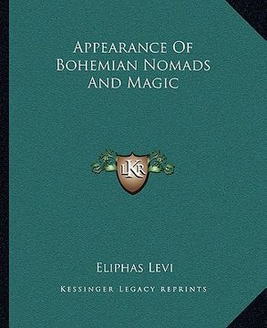 portada appearance of bohemian nomads and magic (en Inglés)