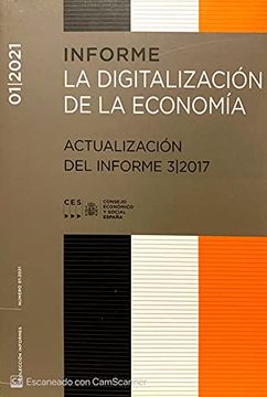 portada Informe 01/2021. La Digitalizacion de la Economia. Actualizacion del Informe 3/2017