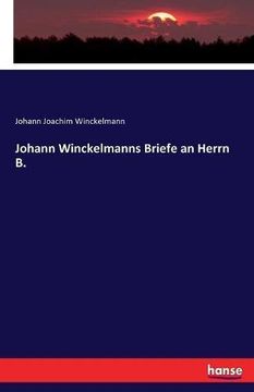 portada Johann Winckelmanns Briefe an Herrn B.
